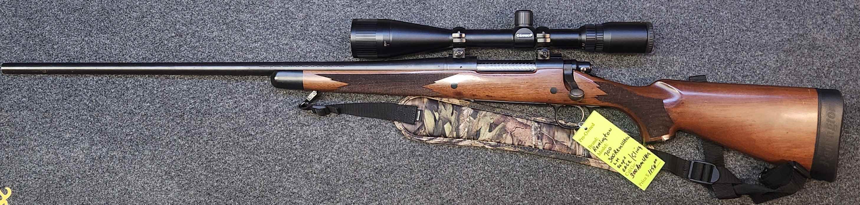 Remington 700 - Left Hand, Scope, Sling, Case